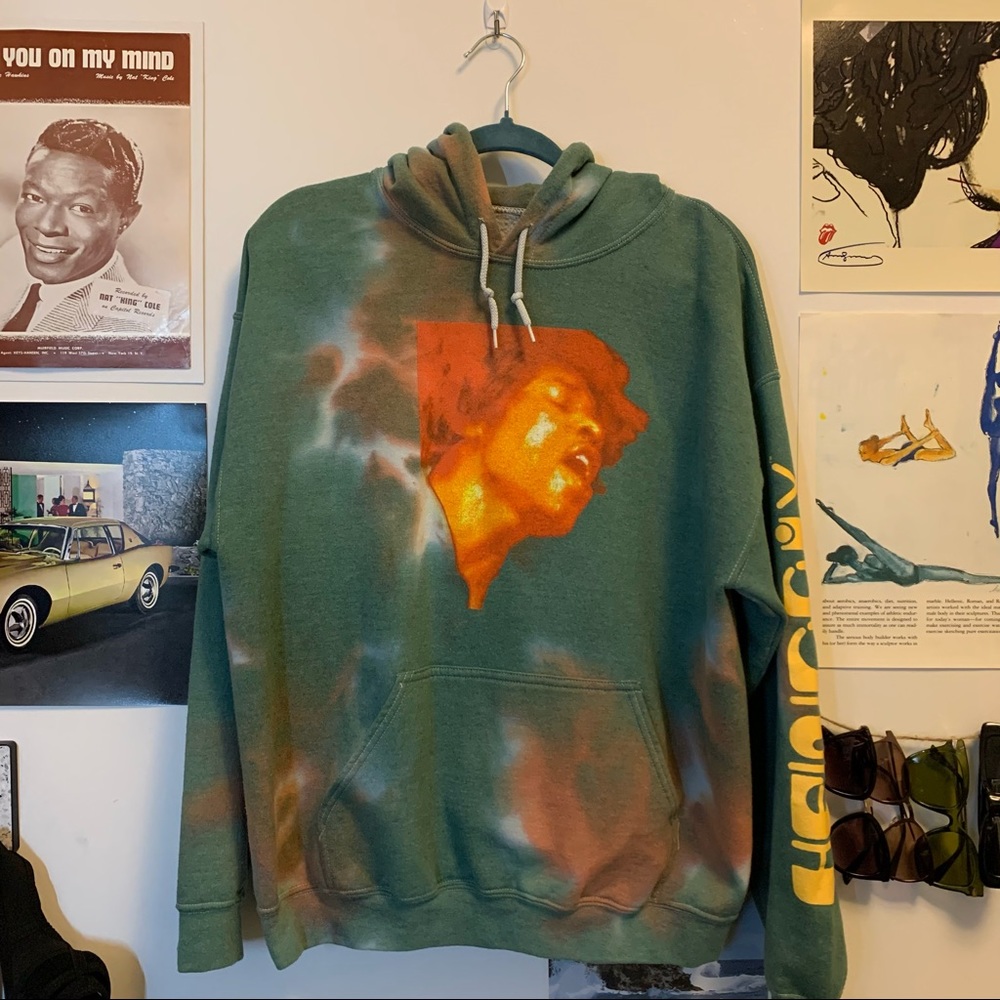 UO Jimi Hendrix Tie-dye hoodie